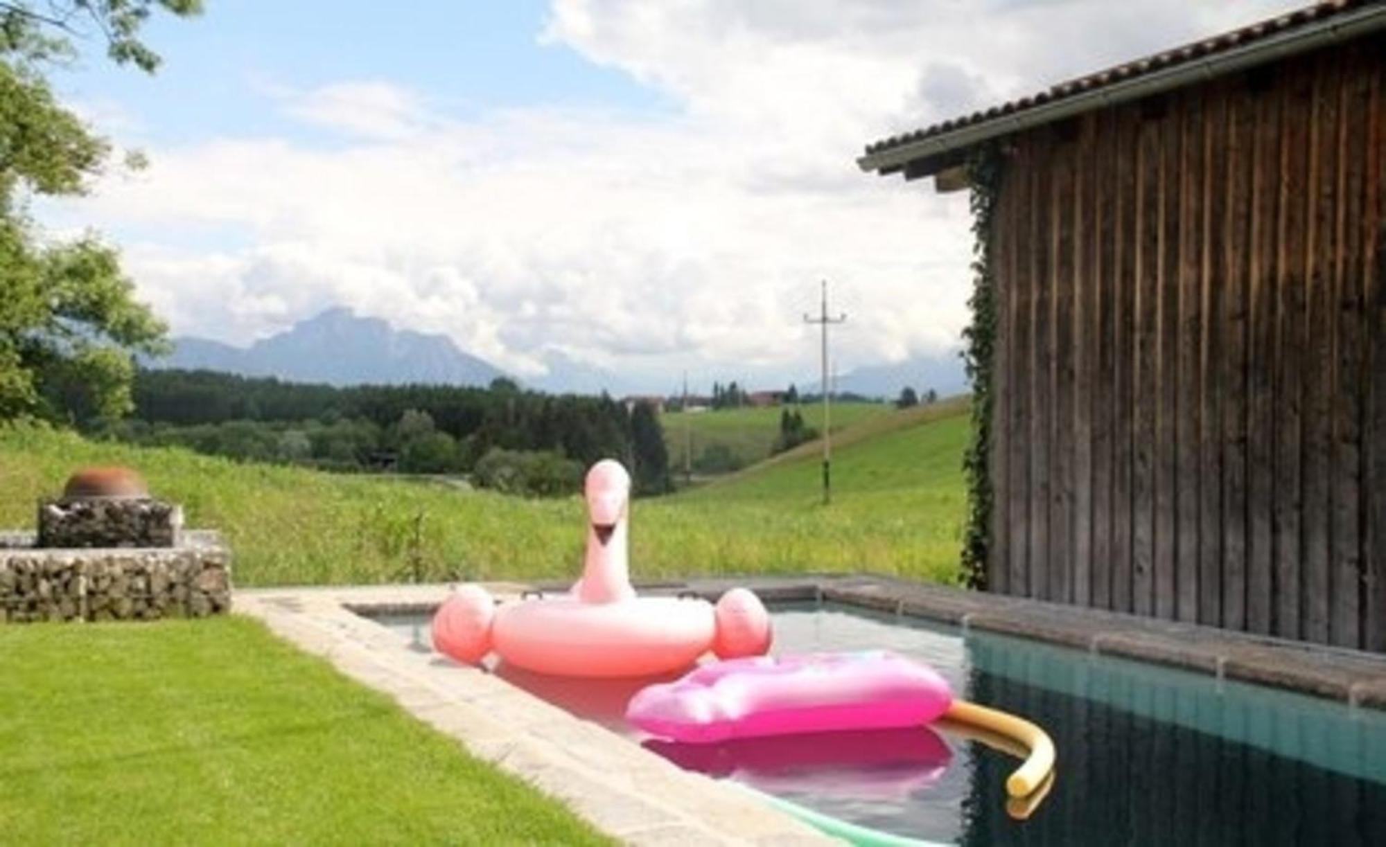 Ferienwohnung Nr 2, Neben Einem Bauernhof, Rosshaupten, Allgaeu エクステリア 写真